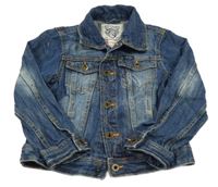 Tmavomodrá rifľová bunda C&A