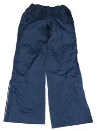 Tmavomodré šušťákové vodeodolné nohavice Crane