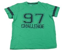 Zelené tričko s číslom Alive