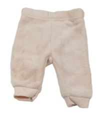 Světlerůžové chlupaté tepláky Ergee