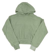 Světlekhaki crop mikina s kapucňou F&F