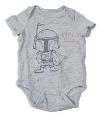 Světlemodré žíhané body - Star wars
