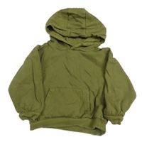 Khaki oversize mikina s kapucí Primark