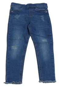 Modré džegíny s vyšúchaním zn. Denim