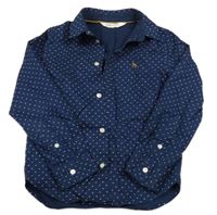 Tmavomodrá košile s puntíky H&M