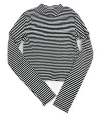 Černo-bílé proužkované crop triko H&M