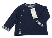 Nové - Tmavomodré tričko s gombíky Benetton