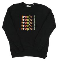 Čierna mikina s nápismi Scotch&Soda