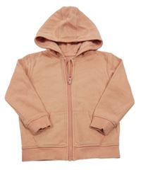 Svetloružová prepínaci mikina s kapucňou George