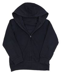 Tmavomodrá prepínaci mikina s kapucňou Matalan