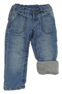 Modré podšité rifle s bobříkem C&A