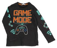 Tmavošedé triko s ovladačem M&S