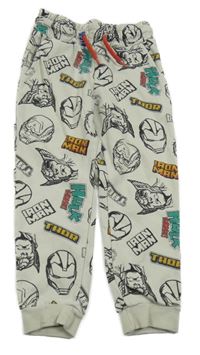 Světlebéžové tepláky s Avengers MARVEL