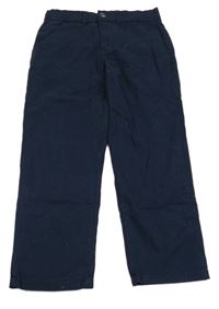 Tmavomodré chino plátenné nohavice St. Bernard