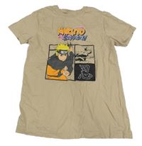Béžové tričko s NARUTO PRIMARK