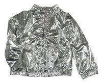 Strieborná lesklá bunda COTTON ON KIDS