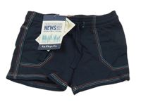 Nové - tmavomodré teplákové kraťasy KappAhl