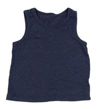 Tmavomodré melírované tielko Primark