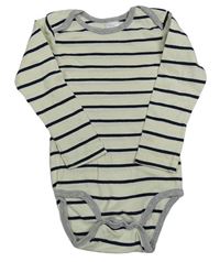 Smetanovo-tmavomodré pruhované body Impidimpi