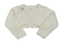 Nové - Smotanové svetrové bolerko H&M
