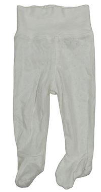 Bílé perforované polodupky H&M