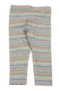 Sivo-farebné pruhované legíny TCM