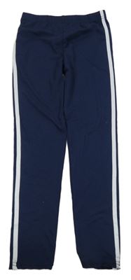 Tmavomodré legíny s pruhmi