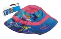 Nové - Modro-tmavorůžový klobouk s Hledá se Nemo Disney
