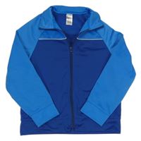 Modrá športová prepínaci funkčná mikina Decathlon