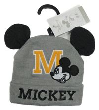 Nové - Sivá čapica s Mickeym a uškami Disney