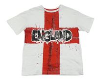 Bílo-červené tričko - England