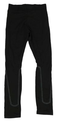 Černé thermo legíny kipsta