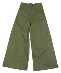 Khaki široké rifle Mango