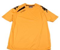 Neónově oranžové športové tričko kappa