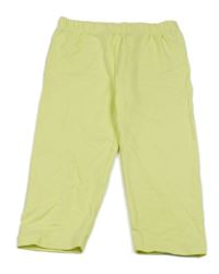 Žlté crop legíny kids