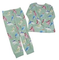 Zelené pyžama so sovičkami zn. M&S