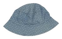 Svetlomodrý klobúk so srdiečkami George