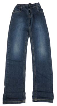 Tmavomodré slim fit rifle Kiabi 