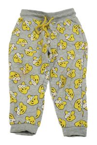 Šedo-žluté tepláky s Pudsleym George