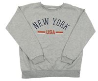 Svetlosivá mikina s nápisom Primark