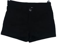 Dámske čierne elastické kraťasy H&M