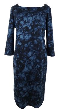 Dámské tmavomodré vzorované šaty Pomodoro 