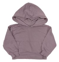 Fialová mikina s kapucňou H&M