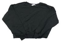 Čierna crop mikina H&M