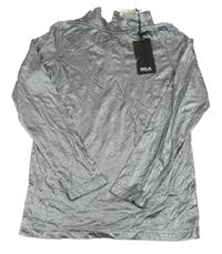 Nové - stříbrné triko 