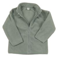 Šedomodrá fleecová prepínaci mikina H&M