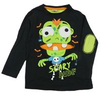 Černé triko s příšerkou Kiki&Koko