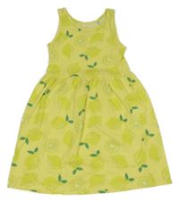 Svetlozelené šaty s limetami H&M