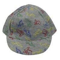 Sivá šiltovka s dinosaurami Primark