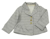 Šedý teplákový třpytivý kabátek George